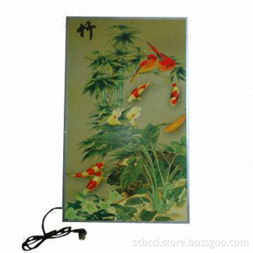 Infrared electric heaters, hung on wall, energy saving